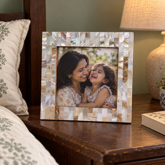 Waypoint Mother-of-Pearl Mosaic Photo Frame