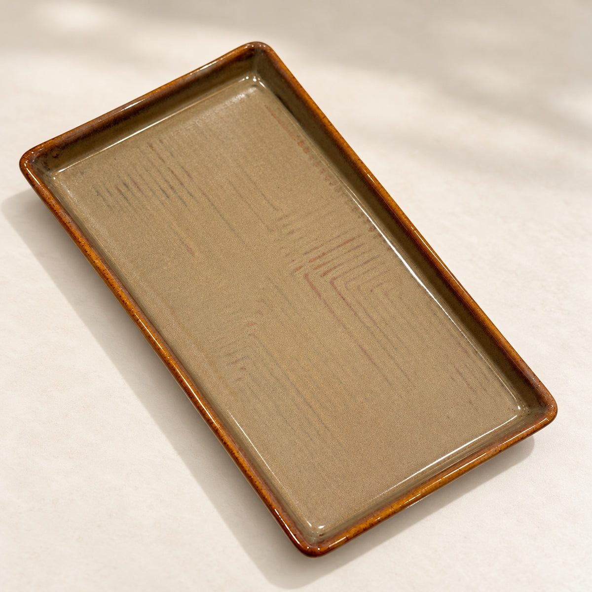 Waypoint Earth Glaze Rectangular Platter