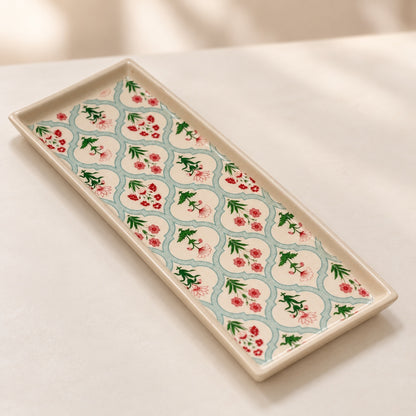 Waypoint Floral Jali Rectangular Platter
