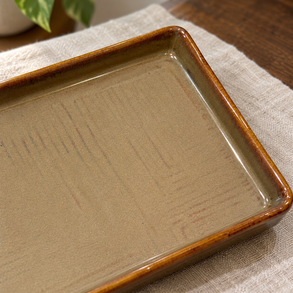 Waypoint Earth Glaze Rectangular Platter