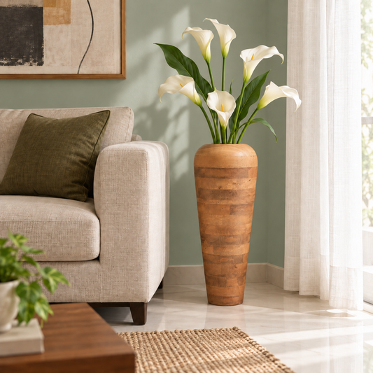 Wooden Vase