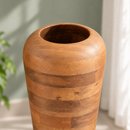 Wooden Vase
