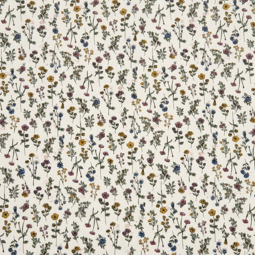 Waypoint Wildflower Meadow Cotton Bedsheet - Ditsy Floral Design