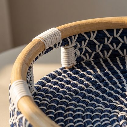 Round Basket Blue - Large