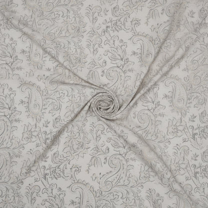 Waypoint 100% Cotton Traditional Print Bed Sheet Set with Grey Damask