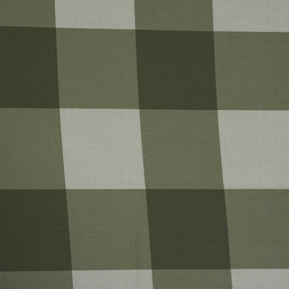 Waypoint Green Big Check King-Size Cotton Bedsheet - Elegant Gingham Design