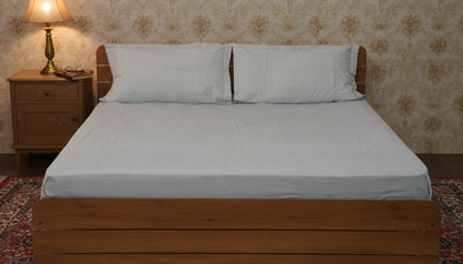 Waypoint Blue Special Cotton Bed Sheet Set with Matching Pillowcases