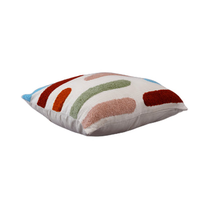 Waypoint Soft Cotton Cushion - Abstract Brush Stroke Design