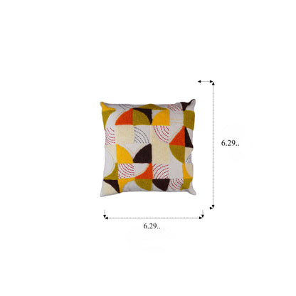 Waypoint Retro-Inspired Geometric Cushion Cover - Bold Design
