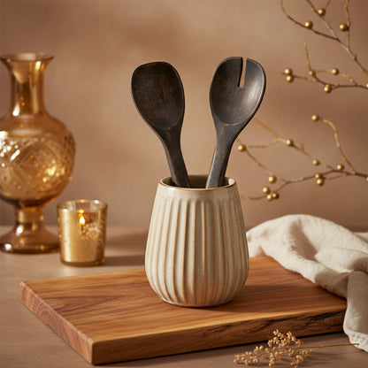 Waypoint Artisan Mango Wood Salad Serving Set - Two-Piece
