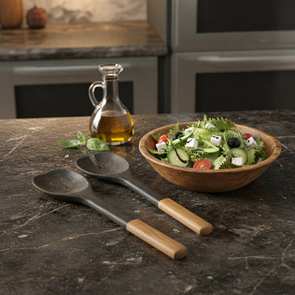 Waypoint Artisan Mango Wood Salad Serving Set - Two-Piece