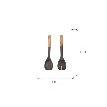 Waypoint Artisan Mango Wood Salad Serving Set - Two-Piece