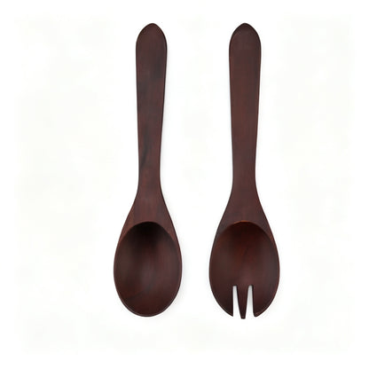 Waypoint Artisan Mango Wood Salad Serving Set - Vibrant Design