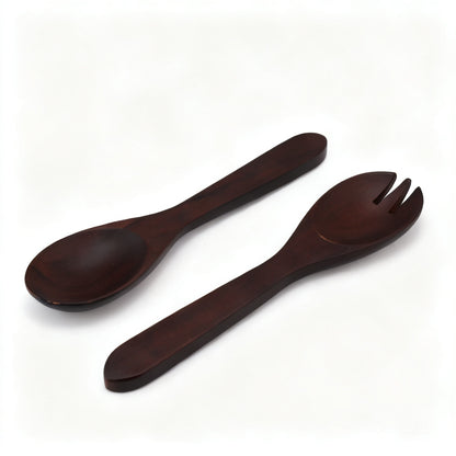 Waypoint Artisan Mango Wood Salad Serving Set - Vibrant Design