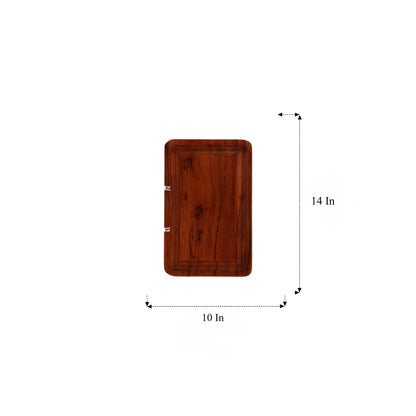 Small Chopping Board - Solid Acacia Wood, Perfect for Food Prep