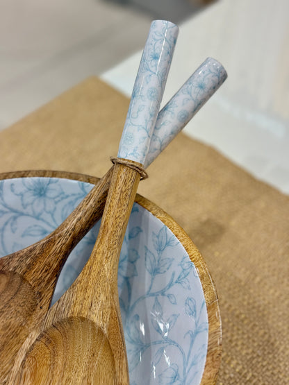 Blue Serve Set