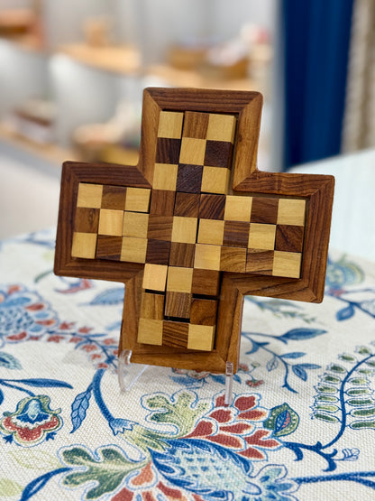 Wood Cross Puzzle