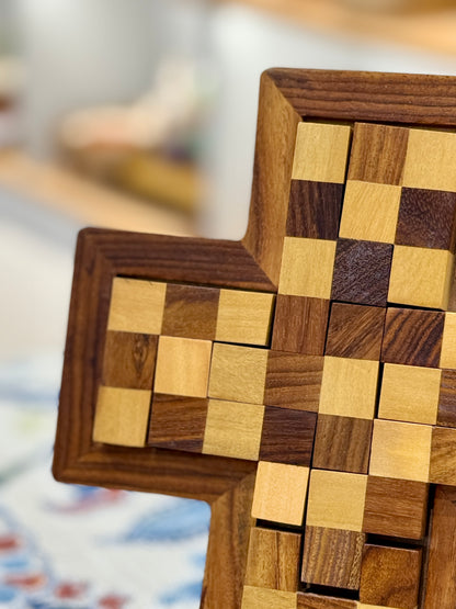 Wood Cross Puzzle