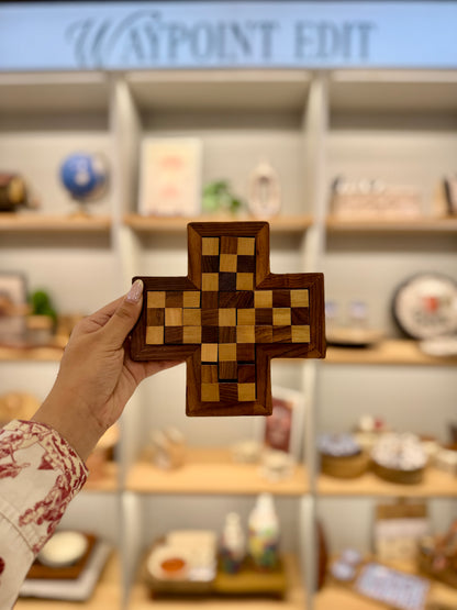 Wood Cross Puzzle