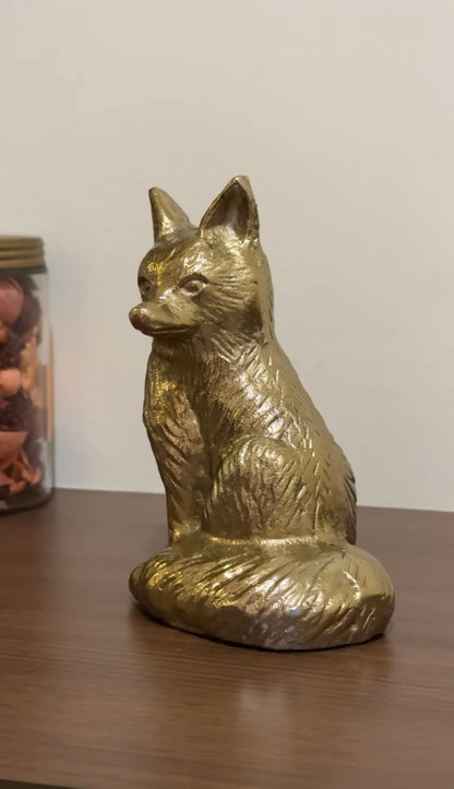 Cast Aluminium Sitting Cat