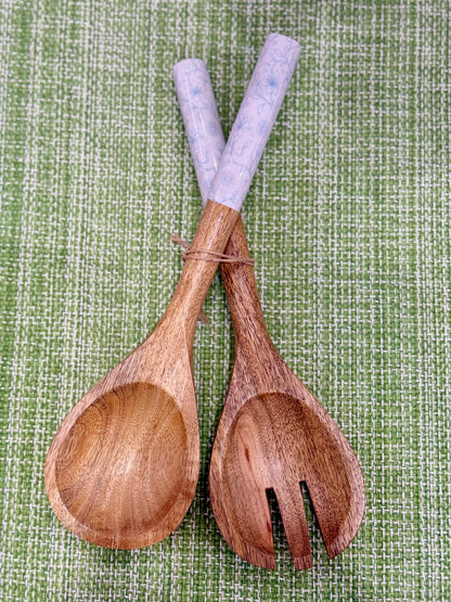 Blue Serve Set
