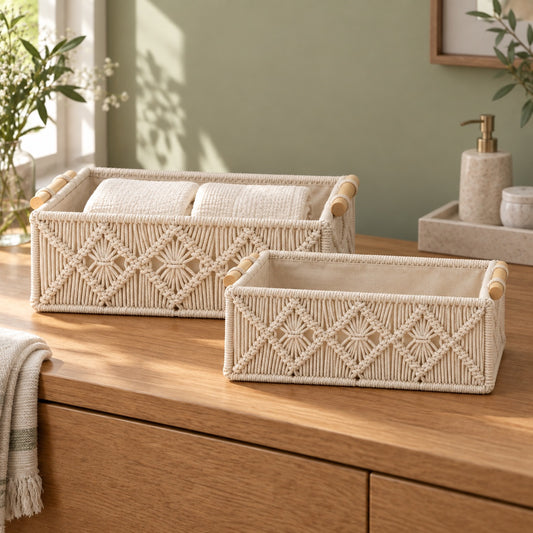 Bohemian Duo Basket Set