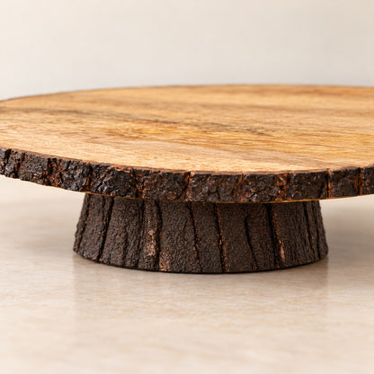 Waypoint Bark Edge Mango Wood Lazy Susan