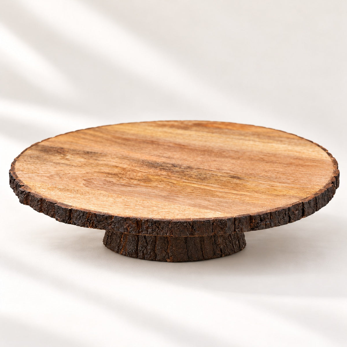 Waypoint Bark Edge Mango Wood Lazy Susan