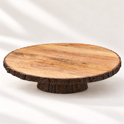 Waypoint Bark Edge Mango Wood Lazy Susan